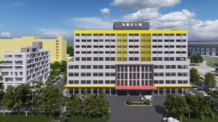 新建醫療大樓模擬圖